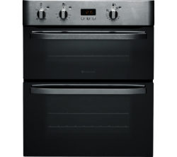 Hotpoint UHS53XS Electric Built-under Double Oven - Stainless Steel